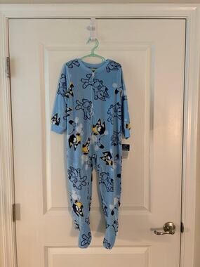Bluey Toddlers Flame Resistant Onesie Union Suit Pajamas Size 4T